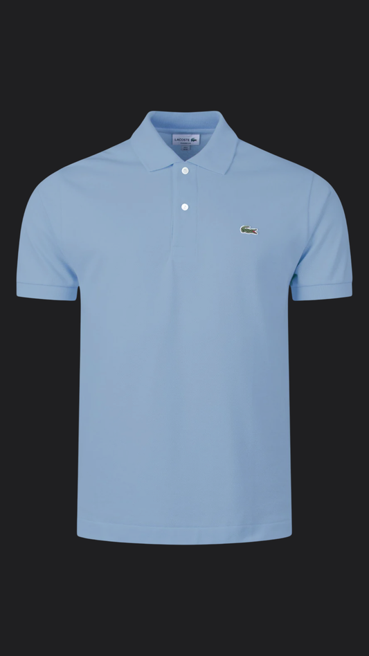 048. Lacoste L.12.12 Baby-Blau Polo T-Shirt Herren