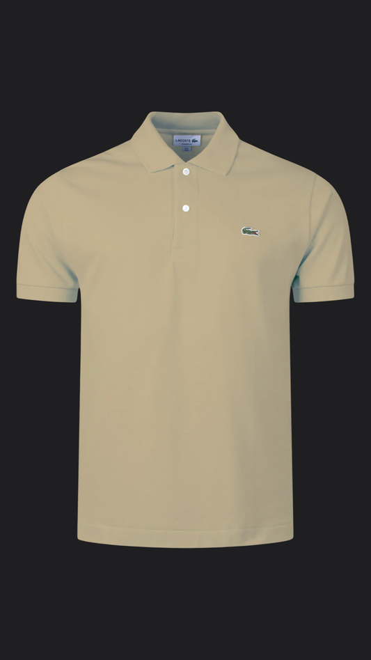047. Lacoste L.12.12 Beige Polo T-Shirt Herren