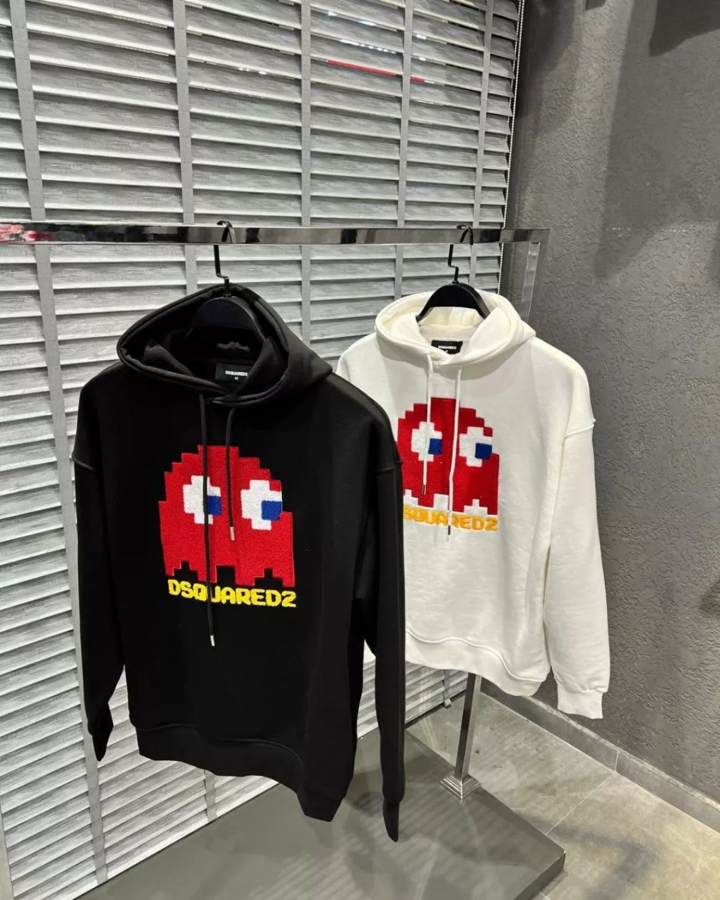 Dsquared2 Cartoon Stick Hoodie Schwarz Herren