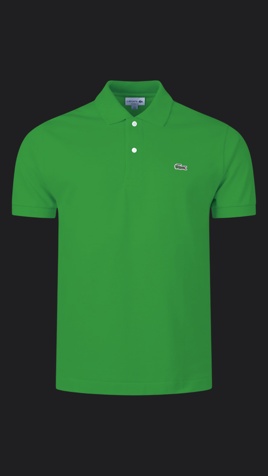 038. Lacoste L.12.12 Grün Polo T-Shirt Herren