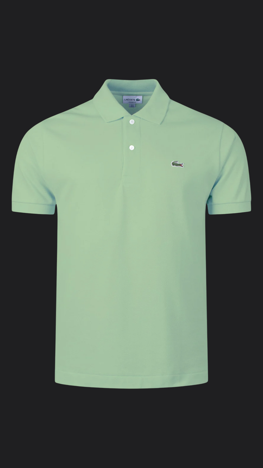 037. Lacoste L.12.12 Mint-Grün Polo T-Shirt Herren