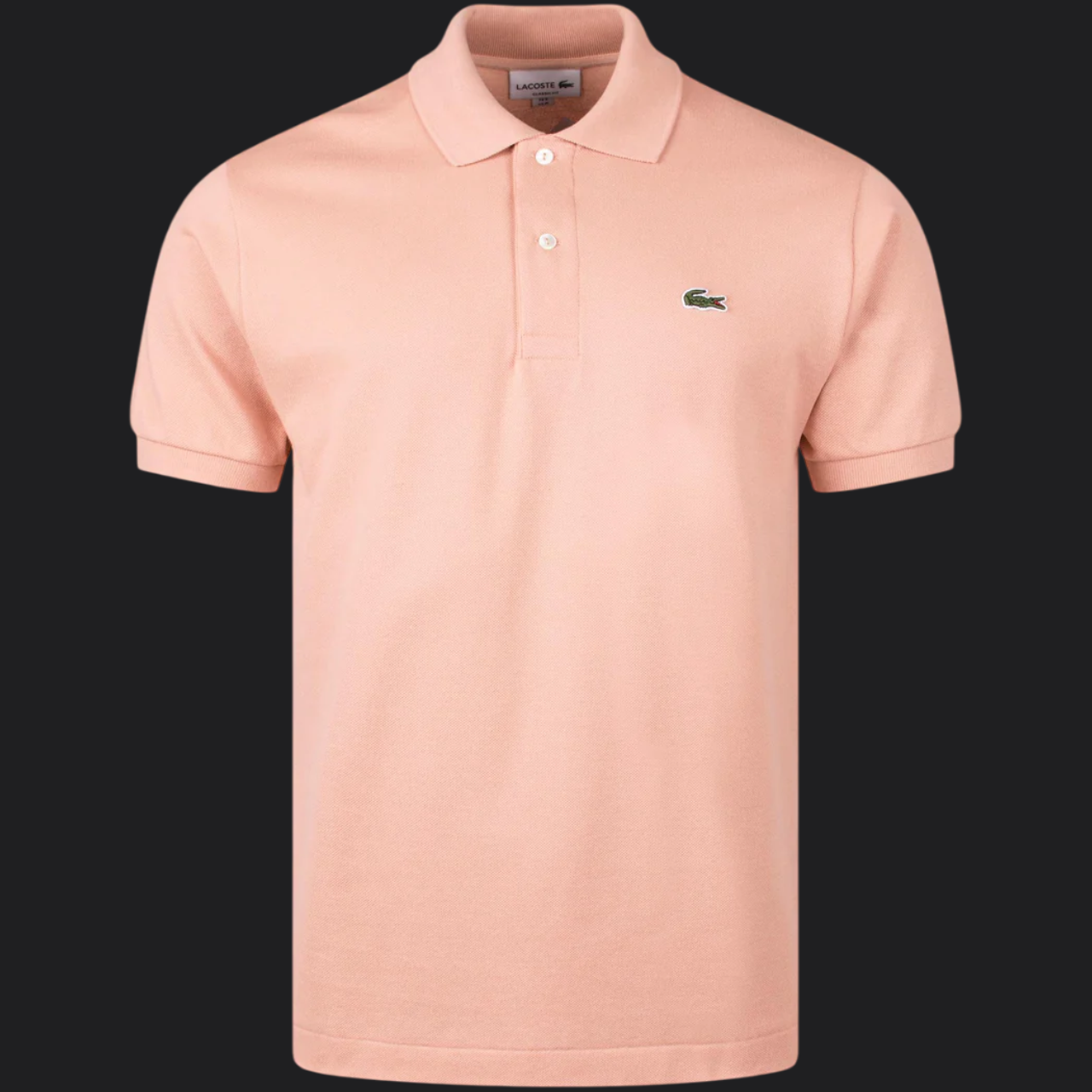 041. Lacoste L.12.12 Lachs Polo T-Shirt Herren