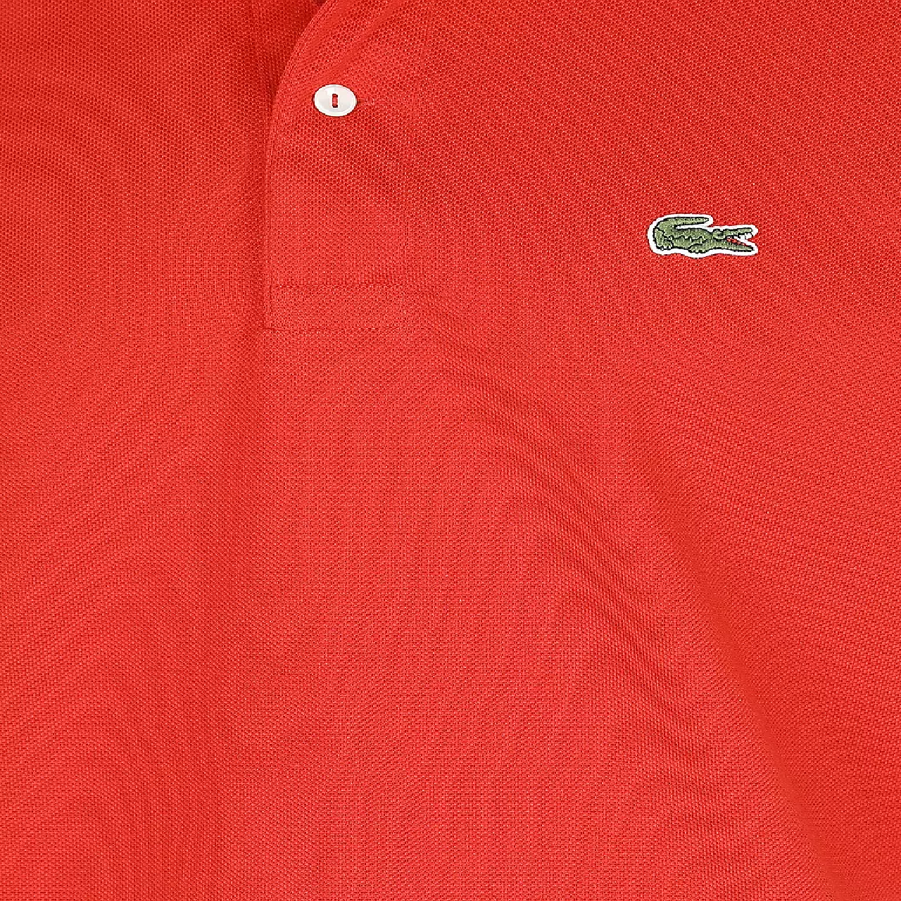 039. Lacoste L.12.12 Rot Polo T-Shirt Herren