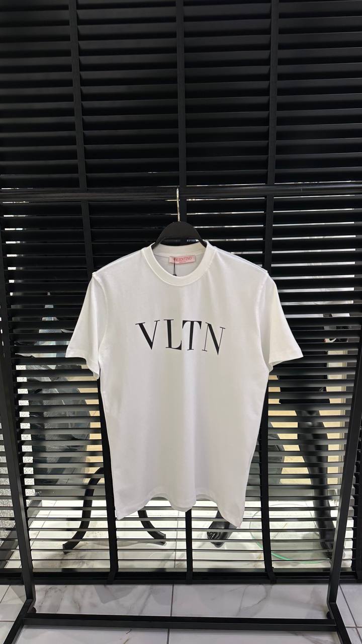 Valentino Logo-Print Herren T-Shirt Weiß