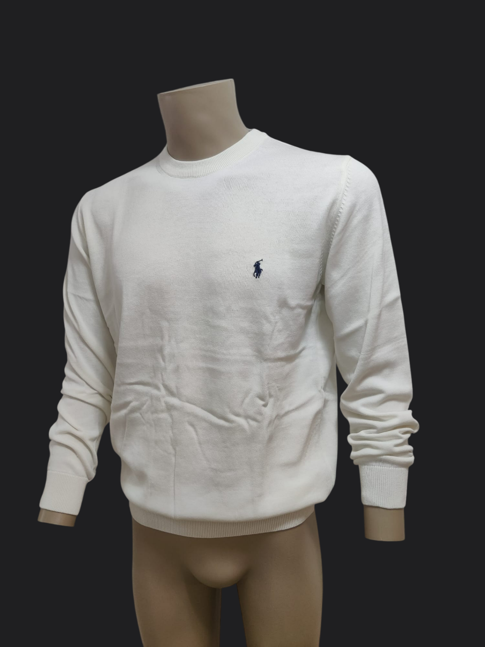 020. Ralph Lauren Ecru-Elfenbein Pullover/Sweatshirts Herren