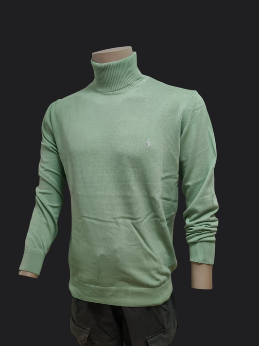 009. Ralph Lauren Mint-Grün Rollkragen Pullover/Sweatshirts Herren