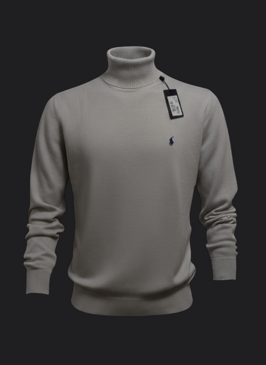 001. Ralph Lauren Beige Rollkragen Pullover/Sweatshirts Herren