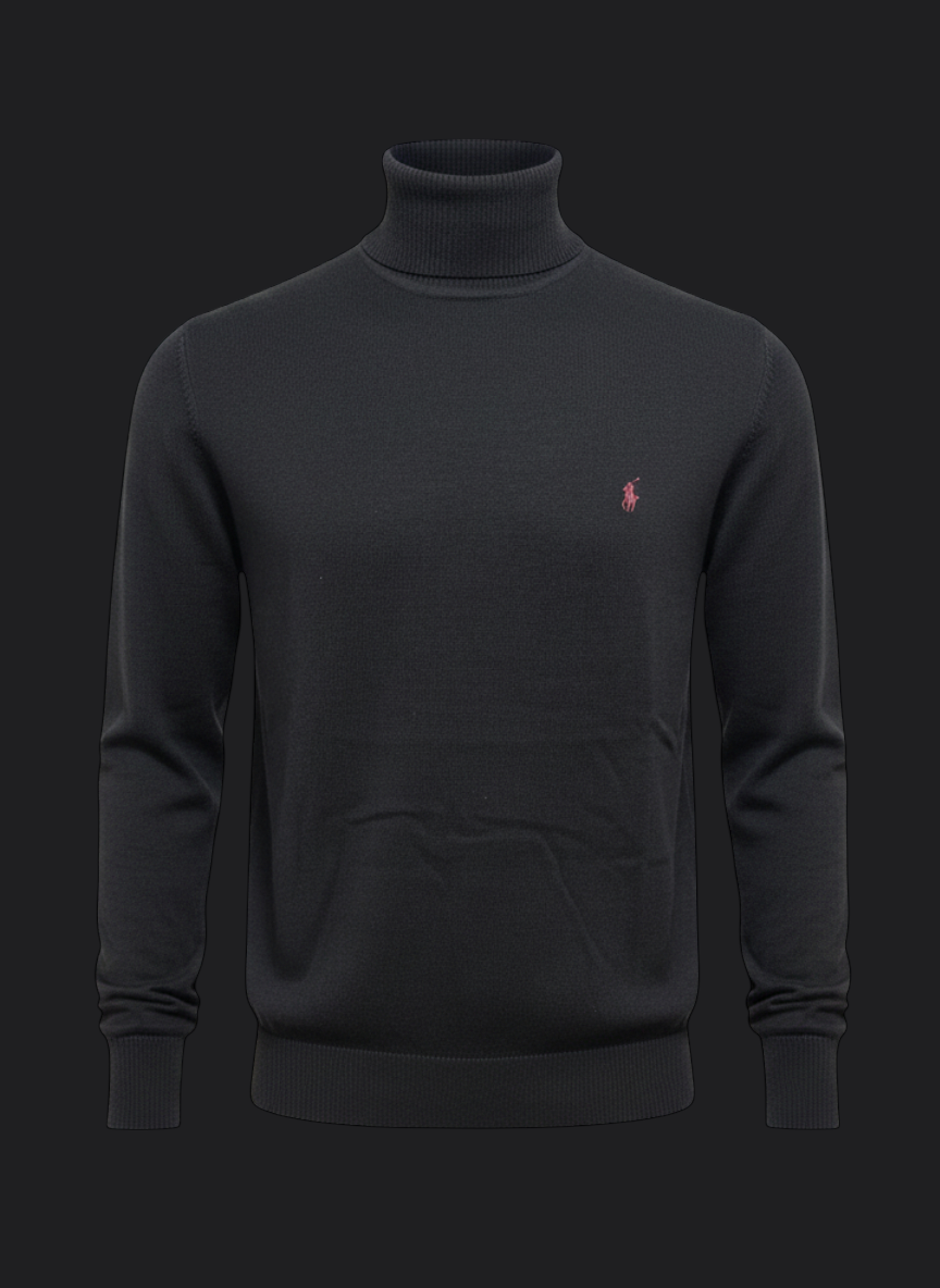 006. Ralph Lauren Schwarz Rollkragen Pullover/Sweatshirts Herren