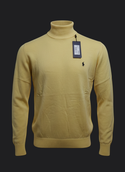 012. Ralph Lauren Gelb Rollkragen Pullover/Sweatshirts Herren