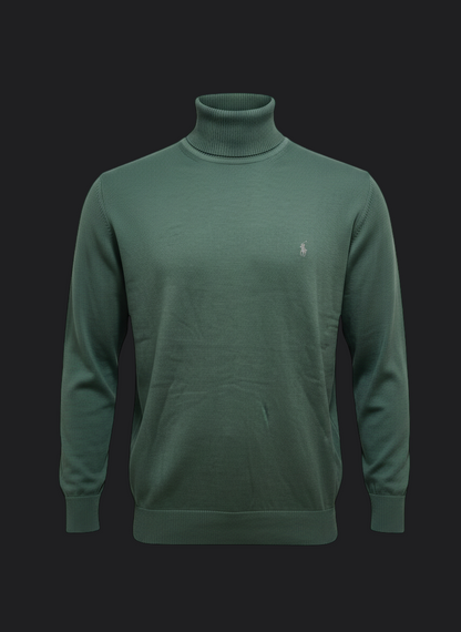 013. Ralph Lauren Grün Rollkragen Pullover/Sweatshirts Herren