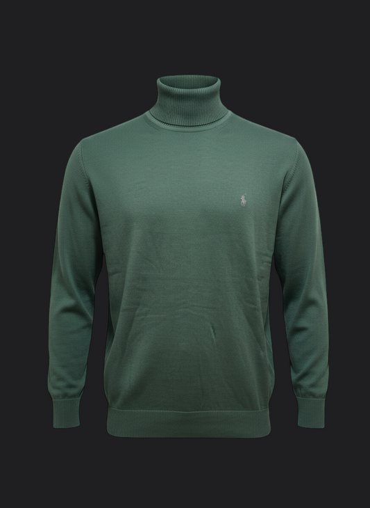 013. Ralph Lauren Grün Rollkragen Pullover/Sweatshirts Herren