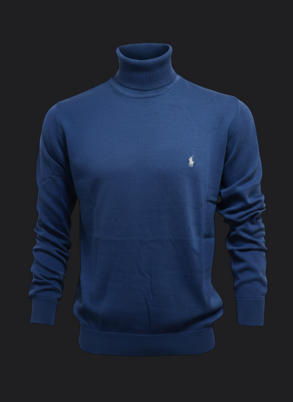 014. Ralph Lauren Rollkragen Azure-Blau Pullover/Sweatshirts Herren