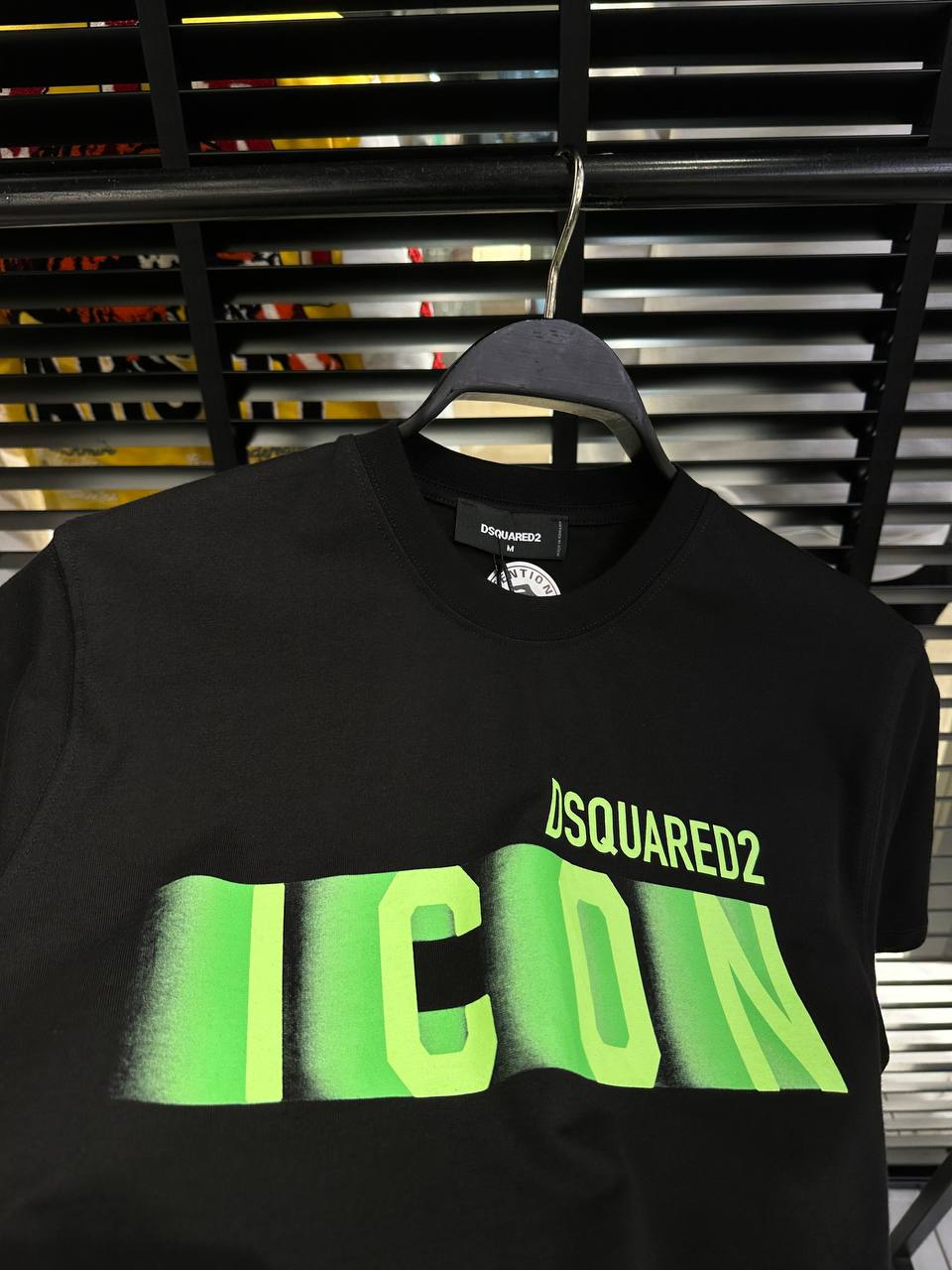 DSquared2 Icon Blur-Print Logo Herren T-Shirts Weiß