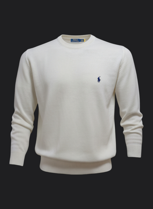 020. Ralph Lauren Ecru-Elfenbein Pullover/Sweatshirts Herren
