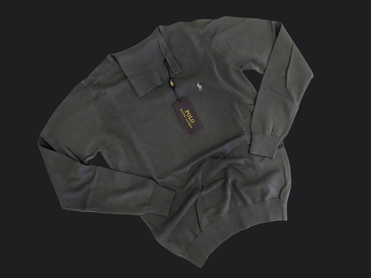 003. Ralph Lauren Dark-Grey Rollkragen Pullover/Sweatshirts Herren