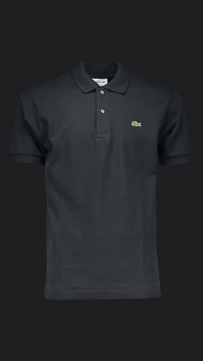 030. Lacoste L.12.12 Schwarz Polo T-Shirt Herren