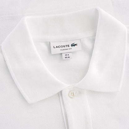 035. Lacoste L.12.12 Weiß Polo T-Shirt Herren