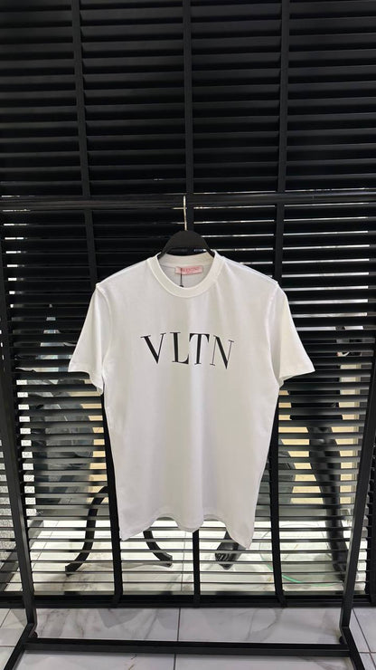 Valentino Logo-Print Herren T-Shirt Weiß
