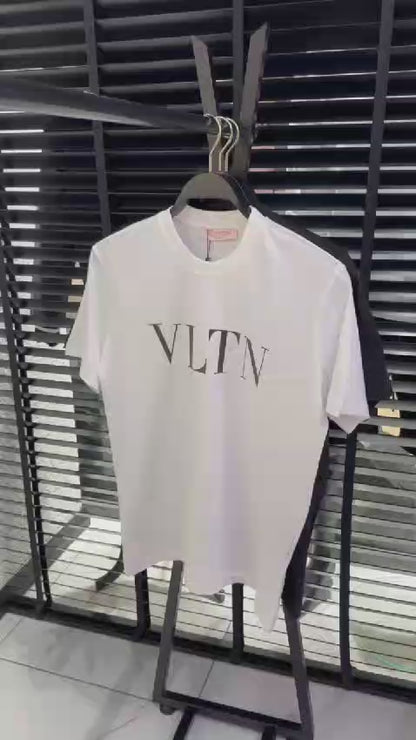 Valentino Logo-Print Herren T-Shirt Weiß
